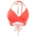thumbnail image 2 of Vince Camuto Women's Standard Cut Out WRAP Bikini, Watermelon, 2 of 2