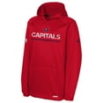 thumbnail image 2 of Youth Fanatics Red Washington Capitals Authentic Pro Rink Raglan Hoodie, 2 of 3
