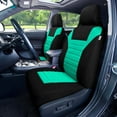 thumbnail image 3 of FH Group Housses de Siège Auto Ensemble Complet Menthe 3D en Maille Aérée - Ajustement Universel, Housses de Siège Automobile, Compatible avec Coussin Gonflable, Banquette Arrière Fendue, Housse de Siège Auto Lavable pour VUS, Berline, 3 of 9