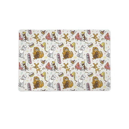 Musical Dogs Mat Rectangle -Image by Shutterstock