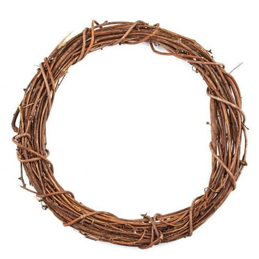 Natural Grapevine 12 Inch Wreath - Package of 3