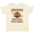 thumbnail image 3 of Inktastic Thanksgiving Grandma Little Turkey Boys or Girls Toddler T-Shirt, 3 of 5