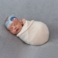 thumbnail image 5 of Sikiie Donut with the USA Fag Baby Newborn Hats, Infant Knotted Baby Hat, Beanie Top Knot Caps for Baby Boys Girls, 5 of 5