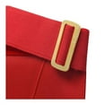 thumbnail image 3 of ROYAL ARCH CHAPTER APRON - RED VELVET WITH TRIPLE TAU INSIGNIA AND GOLDEN FASTENER, 3 of 5