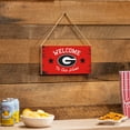 thumbnail image 4 of Georgia Bulldogs 6" x 11" Welcome Home Wood Wall Sign with Rope Hanger, 4 of 4