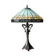 thumbnail image 2 of RADIANCE Goods Tiffany-Style Mission Stained Glass Table Lamp 25" Height, 2 of 4