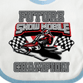 thumbnail image 4 of Inktastic Future Snowmobile Champion Boys or Girls Baby Bib, 4 of 4