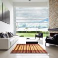 thumbnail image 7 of Ahgly Company Machine Washable Indoor Round Abstract Orange Area Rugs, 4' Round, 7 of 7