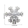 thumbnail image 3 of PEONAVET A Projecto A Projecto Christmas Lights String Tree Top Snowflake Lights Projection Snowflake Spinning Gift Decoration Layout, 3 of 9
