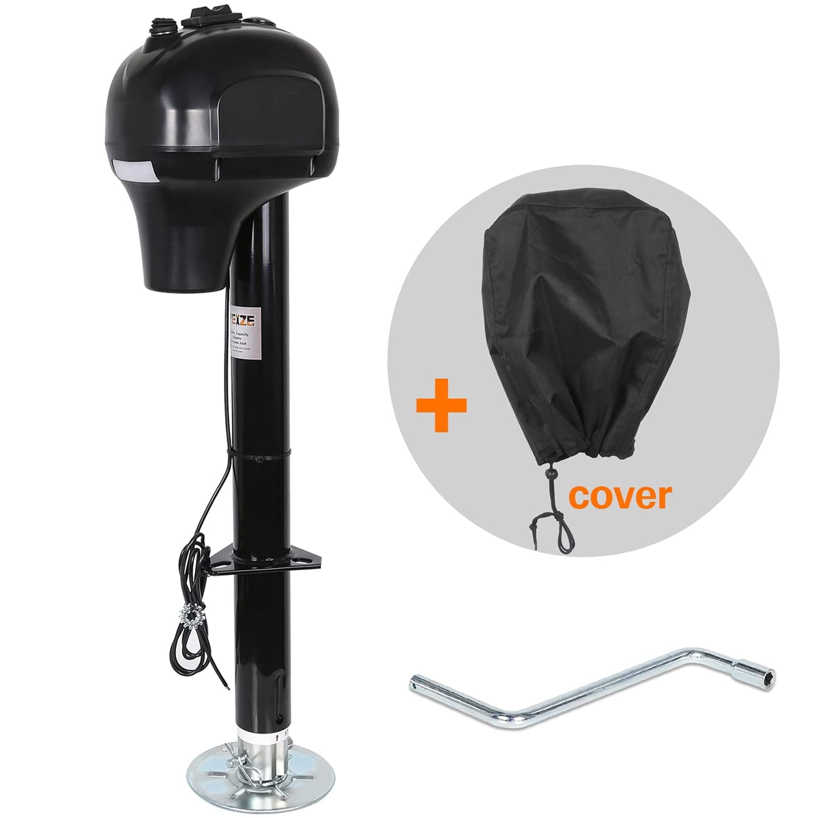 12V DC A-Frame Boat RV Travel Tongue Power Stand 25-1/8 Lift WEIZE Electric Trailer Jack 3500lbs 