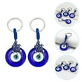 thumbnail image 3 of MasteelfCA 2 Pcs Creative Evil Eye Key Chain Fashion Bag Hanging Pendant Practical Key Ring, 3 of 7