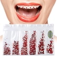 thumbnail image 2 of Diamantes de imitación dentales Blanqueamiento de dientes Decoración de dientes Cristal de diente de cristal dental JShteea  Cuidado Belleza, 2 of 6