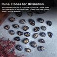 thumbnail image 4 of Crocon Blue Jade Rune Stones Set Engraved with Elder futhark Crystal Runes Set, Reiki Healing runas for Meditation Chakra Balancing, Rune Stone for Beginners with Crystal Guide & Pouch |15-20 mm, 4 of 8