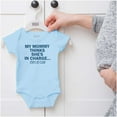 thumbnail image 5 of Funny Mommy Thinks She's in Charge Romper Boys or Girls Infant Baby Brisco Brands 6M, 5 of 6