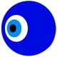 thumbnail image 2 of Acrílico mal de ojo decoración de pared azul mal de muro decoración de arte de la pared del ojo mal de la pared calcomanía, 2 of 6