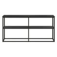 thumbnail image 3 of Brasier Rectangular TV Stand for TV's up to 65" in Black Grain, 3 of 8