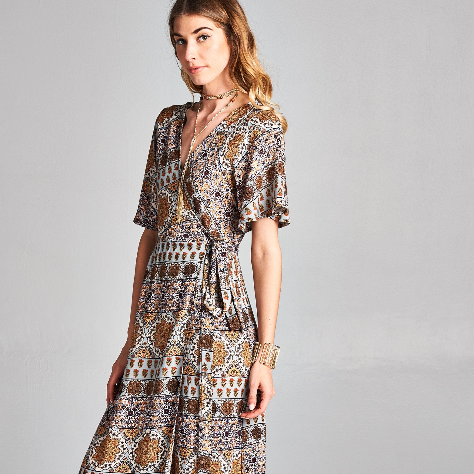 wrap around dress