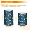thumbnail image 3 of Nutcracker Christmas Tree Gingerbread Man Pattern Flickering Flameless Candles Battery Operated with Remote Timer LED Pillar Candles Set of 2, 3 of 7