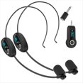 thumbnail image 1 of Micrófonos Inalámbricos de 2,4 G con Auriculares, Transmisor y Receptor para Amplificador de Voz, Altavoz y Audio para Enseñanza B, 1 of 5