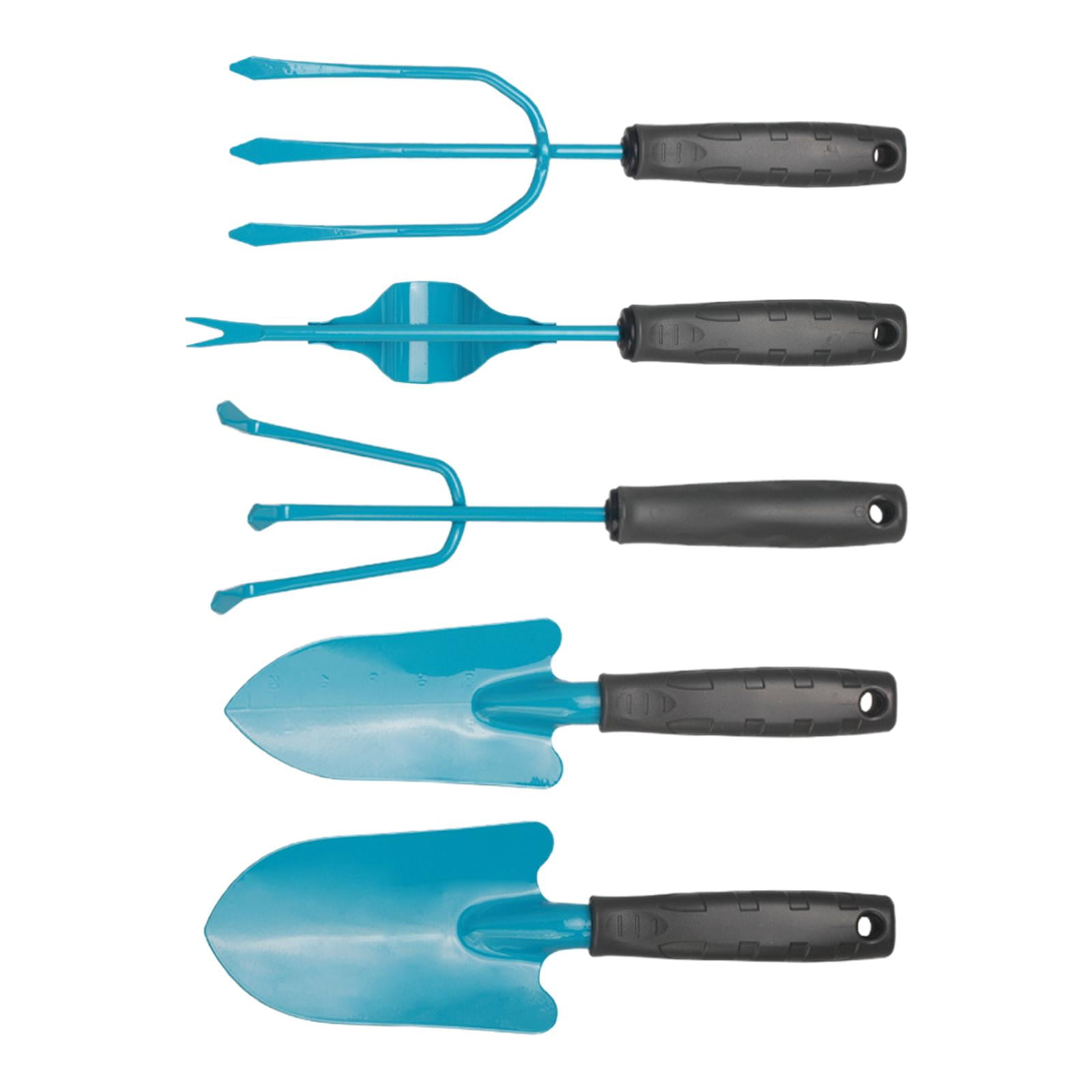 5 Pieces Heavy Duty Garden Shovels with Ergonomic Handle, Hand Shovels