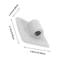 thumbnail image 2 of TABLZONE 4Pcs Kayak Engine Fixed Buckle Weatherproof PVC Motor Mount Bracket Grey Universal, 2 of 8