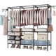 thumbnail image 1 of Perchero de Pie, Organizador de Metal para Ropa Armario 160-36 - 170 cm, Closet Organizador de Ropa, Estante de Ropa para Balcón, Dormitorio y Lavandería, 1 of 8