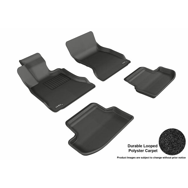 Classic Carpet 3D MAXpider Second Row Custom Fit Floor Mat for Select BMW X3 Models Gray