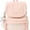 Pink, variant on Sunyuer Women Kawaii Flap Ita Backpack, Large Capacity Clear Front Pocket Backpack with Star Charm, Lightweight Nylon Casual Daypack for School Travel