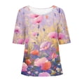 thumbnail image 5 of My Orders at Walmart Womens Tops Casual Clearance Shirts Pack Plus Blouses Dressy Casual Plus Size Clearance Basic Tees Tunic Tops New Arrivals, 5 of 5