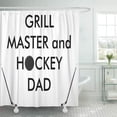 thumbnail image 1 of ABPHQTO Grill Hockey Master Dad Cortina de ducha 150x180 cm, 1 of 1