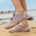 thumbnail image 4 of lnmuld Men Women Barefoot Shoes, Breathable Mesh Shoes for Water Yoga Fitness Hiking Color:Khaki,Size:10.5, 4 of 7