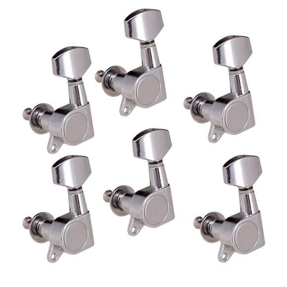 Afinadores de Clavija 6L Hugo Afinadores de botones de cuerdas de guitarra