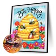 thumbnail image 1 of Cuadros Decorativos 5D DIY Diamond Painting Kits Full Round Drill Bees Harvest Picture Decor (B4676) Wdftyju embutido en tela, 1 of 8