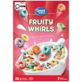 thumbnail image 1 of Great Value Fruity Whirls Cereal, 1 of 4