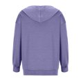 thumbnail image 4 of Hoodies For Women Zip Up Oversized Y2K Jackets Lightweight Casual Athletic Fleece Plus Size Sweatshirts Fall Fashion 2025 Light Purple S, 4 of 5