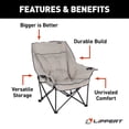 thumbnail image 3 of Lippert Components 2021128653 Camping Chair Big Bear Camp Chair, 3 of 6