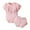 Pink, variant on Mercatoo Toddler Clothes for Girls I𝐧fant Clothes Set Solid Color Clothes Set 𝐌onogrammed 𝐆ift Baby Girl