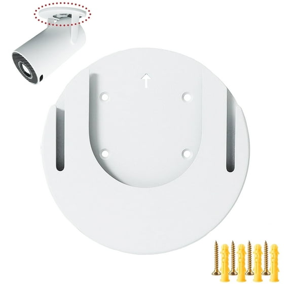 HY300PRO Mini Projector Ceiling Mount Compatible with HY300 PRO Portable 4k Projector Round Ceiling