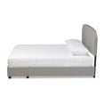 thumbnail image 4 of Baxton Studio Larese Light Grey Fabric Upholstered 2-Drawer King Size Platform Storage Bed, 4 of 7