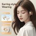 thumbnail image 5 of Wireless Bluetooth 5.4 Open Ear Headphones with Microphone,14.2mm Drivers,16h Playtime,IPX5 Waterproof,Environmental Noise Cancellation,Situational Awareness,for Phones Tablets,Comfortable for Sports, 5 of 9