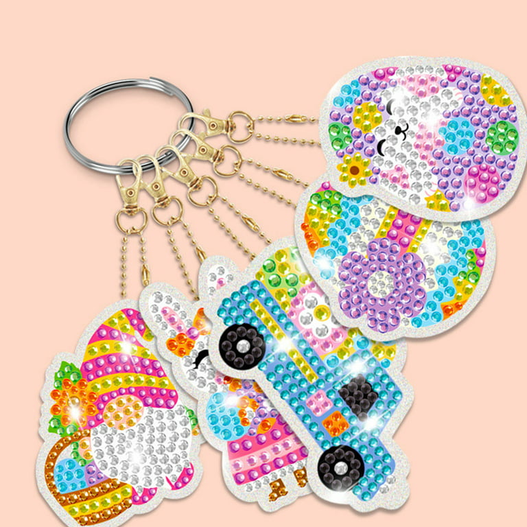 DIY Diamond Art Key Rings Unicorn Keychain Supplies Gift for Kids (PT2 –  everydayecrafts