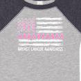 thumbnail image 4 of Inktastic Breast Cancer Awareness Pink Ribbons and Flag Boys or Girls Baby Bodysuit, 4 of 5