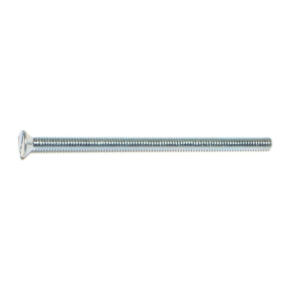 #8-32 x 3" Zinc Slotted Flat Head Machine Screws MSCFS-252 (20 pcs.)