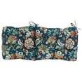 thumbnail image 4 of Blazing Needles 18-inch by 38-inch Spun Polyester Patterned Outdoor Tufted Chair Cushion, 4 of 5