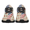 thumbnail image 5 of Baseball American flag US Shoes Sneakers for Women Men Black Size 8.5, 5 of 7