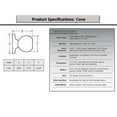 thumbnail image 2 of Cove Dummy Knob - 488 Series - Boxpack, 2 of 2