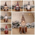 thumbnail image 3 of Christmas Ornament Knitted Plush Gnome Doll Christmas Tree Wall Hanging Pendant Holiday Decor Gift, 3 of 6
