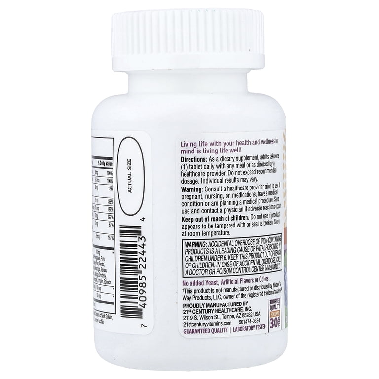 21st Century Wellify! Women's Energy, Multivitamin Multimineral