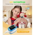 thumbnail image 5 of Pulse Oximeter, Rechargeable Oximeter for Kids & Children, Blood Oxygen Saturation, Pulse Rate Monitor, Cute Cartoon Design, USB-C Charging, 5 of 7