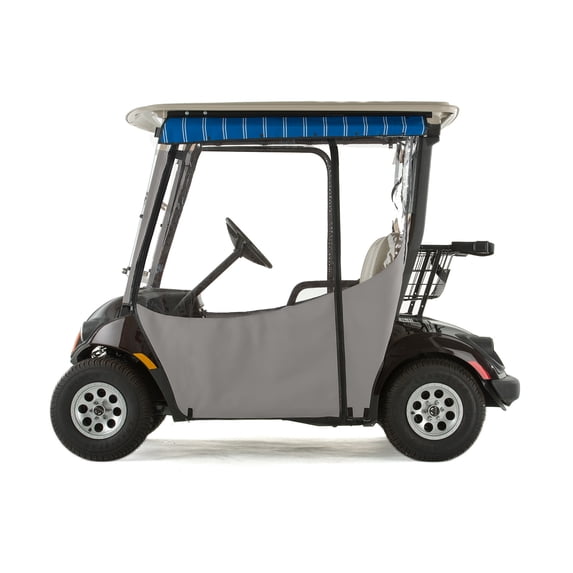 Yamaha Drive 2 Golf Cart PRO-TOURING Sunbrella Track Enclosure - Cadet Grey
